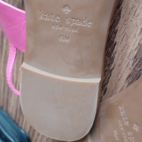 Kate Spade New York Leather Thong Sandals In Carolina Pink Size 6 1/2, NWOT - Picture 5 of 5